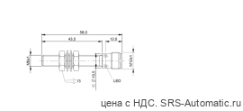 Индуктивный датчик Balluff BES M08EH-NSC15B-S04G - Индуктивный датчик Balluff BES M08EH-NSC15B-S04G