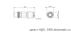 Разъем Balluff BCC M434-0000-2A-000-43X434-000 - Разъем Balluff BCC M434-0000-2A-000-43X434-000