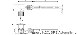 Разъем с кабелем Balluff BCC M62C-0000-10-065-PX0BP4-050 - Разъем с кабелем Balluff BCC M62C-0000-10-065-PX0BP4-050