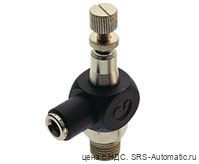 10TA00618 Winkel-DrosselrückschlagVentil ø6mm G1/8 - 10TA00618 Winkel-DrosselrückschlagVentil ø6mm G1/8