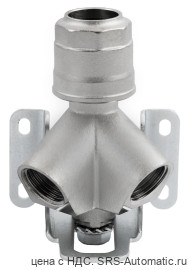 Подключение настенное наклонное 2-местное с внутренней резьбой - inox316l 90660 x0 001 - Подключение настенное наклонное 2-местное с внутренней резьбой - inox316l 90660 x0 001