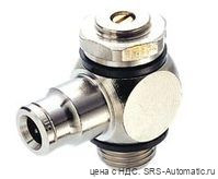10K510818 Winkel-DrosselrückschlagVentil ø8mm G1/8