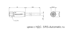 Разъем с кабелем Balluff BCC S418-0000-1A-069-PX0825-100 - Разъем с кабелем Balluff BCC S418-0000-1A-069-PX0825-100