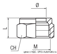 Гайка aignep 10680 00 01 x1 nb - Гайка aignep 10680 00 01 x1 nb