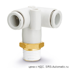 SMC KQ2-D10-02S Разветвитель цанговый угловой с резьбой - SMC KQ2-D10-02S Разветвитель цанговый угловой с резьбой
