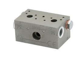 2.C.075.D.1N - Конечная секция питателя DPX, 2 выхода по 75 мм3/цикл, 30-300бар запорн - 2.C.075.D.1N - Конечная секция питателя DPX, 2 выхода по 75 мм3/цикл, 30-300бар запорн