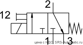 Festo MHE3-MS1H-3/2G-QS-6-K Распределитель - Festo MHE3-MS1H-3/2G-QS-6-K Распределитель