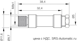 Aventics Круглые разъемы, Cерия CON-RD – 1834484175 - Aventics Круглые разъемы, Cерия CON-RD – 1834484175