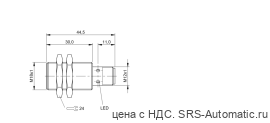 Индуктивный датчик расстояния Balluff BAW M18ME-UAC50B-S04G - Индуктивный датчик расстояния Balluff BAW M18ME-UAC50B-S04G