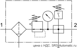 Festo LFRS-1/2-D-MIDI-KE Блок подготовки воздуха - Festo LFRS-1/2-D-MIDI-KE Блок подготовки воздуха