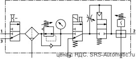 Festo MSB4-1/4:C3J1D1A1F3-WP Блок подготовки воздуха - Festo MSB4-1/4:C3J1D1A1F3-WP Блок подготовки воздуха