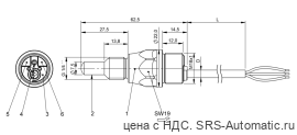 Емкостной датчик уровня Balluff BCS S44KK02-GPCFNG-EP02 - Емкостной датчик уровня Balluff BCS S44KK02-GPCFNG-EP02