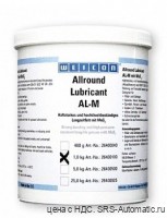 WEICON AL-W Высокоэффективная жировая смазка (1 кг) защита от агрессивных жидкостей (морская и сточная вода). t°от -25С до +80С.