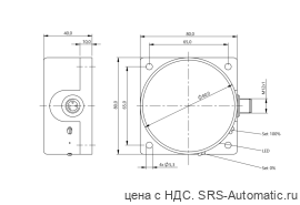 Индуктивный датчик расстояния Balluff BAW MKK-050.19-S4 - Индуктивный датчик расстояния Balluff BAW MKK-050.19-S4