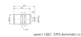 Индуктивный датчик Balluff BES M30MI-PSC10B-S04K - Индуктивный датчик Balluff BES M30MI-PSC10B-S04K