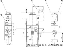 Aventics 3/2 -пневмораспределитель, Cерия CD07 – 5772085302 - Aventics 3/2 -пневмораспределитель, Cерия CD07 – 5772085302