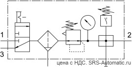 Festo LFRS-1/2-D-MIDI-KF Блок подготовки воздуха - Festo LFRS-1/2-D-MIDI-KF Блок подготовки воздуха