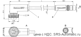 Соединительный кабель Balluff BCC A325-M415-3E-330-VS85N6-030 - Соединительный кабель Balluff BCC A325-M415-3E-330-VS85N6-030
