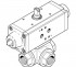 Festo VZBA-2"-GGG-63-32L-F0507-V4V4T-PS90-R-90-4-C Кран шаровой - Festo VZBA-2"-GGG-63-32L-F0507-V4V4T-PS90-R-90-4-C Кран шаровой