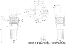 Aventics Фильтр сверхтонкой очистки, Cерия NL6-FLC – 0821303819 - Aventics Фильтр сверхтонкой очистки, Cерия NL6-FLC – 0821303819