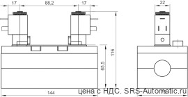 Aventics 5/3-пневмораспределитель, Cерия 581, размер 4 – 5814423300 - Aventics 5/3-пневмораспределитель, Cерия 581, размер 4 – 5814423300