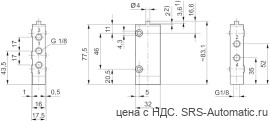 Aventics 5/2-пневмораспределитель, Cерия ST – 0820403010 - Aventics 5/2-пневмораспределитель, Cерия ST – 0820403010