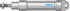 Festo CRDSNU-B-25-80-PPS-A-MG-A1 Пневмоцилиндр - Festo CRDSNU-B-25-80-PPS-A-MG-A1 Пневмоцилиндр