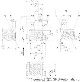 Aventics 5/2-пневмораспределитель, Cерия 579 – 5794905680 - Aventics 5/2-пневмораспределитель, Cерия 579 – 5794905680