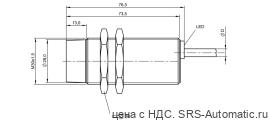 Индуктивный датчик Balluff BES M30MM-NSC30F-BV02 - Индуктивный датчик Balluff BES M30MM-NSC30F-BV02