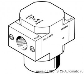 Festo HEL-3/8-D-MIDI Клапан отсечной - Festo HEL-3/8-D-MIDI Клапан отсечной