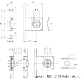 Aventics Принадлежности для монтажа в блок, Cерия AS1-MBR-…-W05 – R412014753 - Aventics Принадлежности для монтажа в блок, Cерия AS1-MBR-…-W05 – R412014753