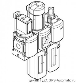 Festo MSB4-1/4:C3J1M1-WP Блок подготовки воздуха - Festo MSB4-1/4:C3J1M1-WP Блок подготовки воздуха