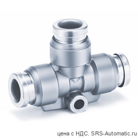 SMC KQB2T-04-00-F Тройник цанговый прямой - SMC KQB2T-04-00-F Тройник цанговый прямой