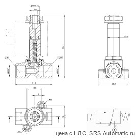 Клапаны электромагнитные прямого действия - 2/2 нз x1f 03 3 25 e 0 - Клапаны электромагнитные прямого действия - 2/2 нз x1f 03 3 25 e 0