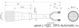 Aventics Круглые разъемы, Cерия CON-RD – 1834484258 - Aventics Круглые разъемы, Cерия CON-RD – 1834484258