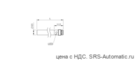 Индуктивный датчик Balluff BES G06EI-NOC30B-S49G - Индуктивный датчик Balluff BES G06EI-NOC30B-S49G