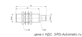 Индуктивный датчик Balluff BES M18MI-PSC50B-S04K-008 - Индуктивный датчик Balluff BES M18MI-PSC50B-S04K-008