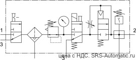 Festo LFRS-1/2-D-MIDI-KG-A Блок подготовки воздуха - Festo LFRS-1/2-D-MIDI-KG-A Блок подготовки воздуха