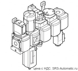 Festo MSB4-1/4:C3J2D1A1F3-WP Блок подготовки воздуха - Festo MSB4-1/4:C3J2D1A1F3-WP Блок подготовки воздуха