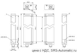 Световая завеса Balluff BLG 1-015-210-070-PV01-SX - Световая завеса Balluff BLG 1-015-210-070-PV01-SX