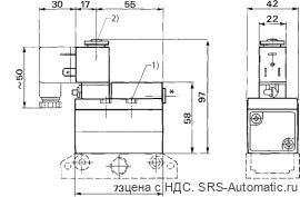 Aventics 3/2 -пневмораспределитель, Cерия 563 – 5633011320 - Aventics 3/2 -пневмораспределитель, Cерия 563 – 5633011320
