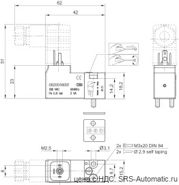 Aventics 3/2 -пневмораспределитель, Cерия DO16 – 0820048028 - Aventics 3/2 -пневмораспределитель, Cерия DO16 – 0820048028