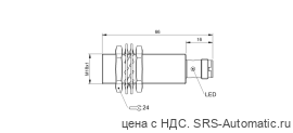 Индуктивный датчик Balluff BES M18MI-NSC12B-S04G - Индуктивный датчик Balluff BES M18MI-NSC12B-S04G