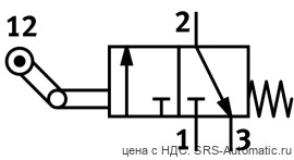 Festo L-3-1/4-B Распределитель с роликовым рычагом - Festo L-3-1/4-B Распределитель с роликовым рычагом