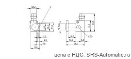 Магнитный датчик для цилиндра Balluff BMF 32M-NS-C-2-S49 - Магнитный датчик для цилиндра Balluff BMF 32M-NS-C-2-S49