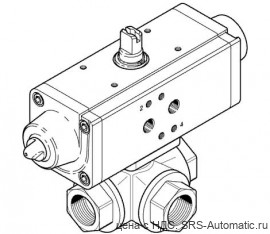 Festo VZBA-11/4"-GGG-63-32T-F0405-V4V4T-PS53-R-90-4-C Кран шаровой - Festo VZBA-11/4"-GGG-63-32T-F0405-V4V4T-PS53-R-90-4-C Кран шаровой