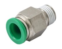 01C1212 - Фитинг цанговый прямой коническая наруж. резьба R1/2'' под трубку 12мм