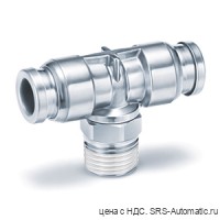 SMC KQB2T-04-M5-F Тройник цанговый переходной