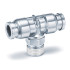SMC KQB2T-04-M5-F Тройник цанговый переходной - SMC KQB2T-04-M5-F Тройник цанговый переходной