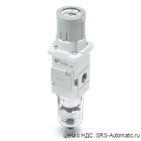 Фильтр-регулятор давления с обратным клапаном SMC AWG40K-F02-G2-2-D